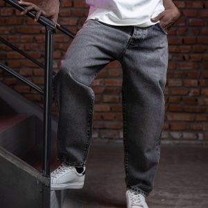 شلوار جین استایل balloon - مشکی