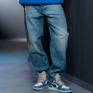 شلوار جین بگی (baggy) - آبی