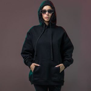 هودی نچرال ساده - مشکی