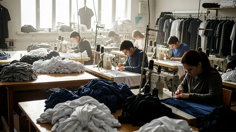 خرید عمده از تولیدی تیشرت مردانه بازار بزرگ تهران