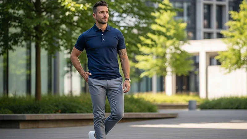 انواع استایل ها برای پولوشرت مردانه