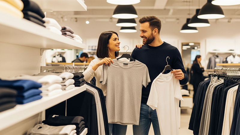 تیشرت مناسب با سایز شما