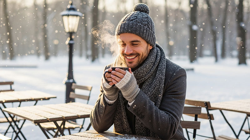 ست کردن لباس های زمستانی مردانه